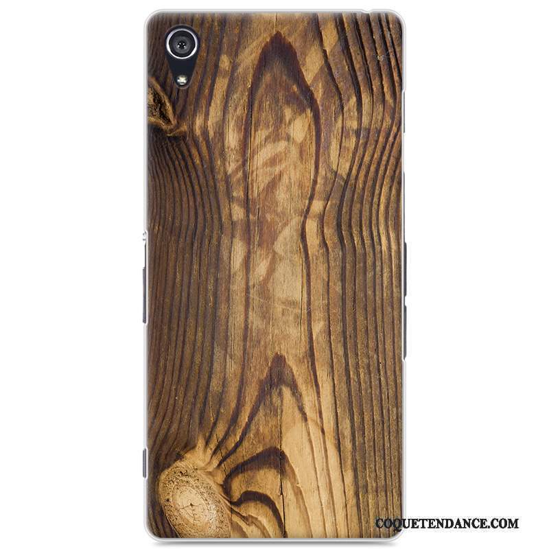 Sony Xperia Z2 Coque Difficile De Téléphone Protection Grain De Bois Étui