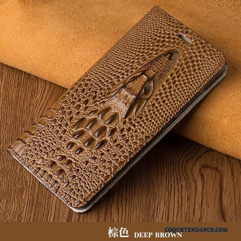 Sony Xperia Z3 Coque Cuir Véritable Incassable Protection Crocodile Modèle De Téléphone