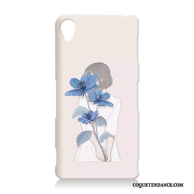 Sony Xperia Z3 Coque Gaufrage Étui Protection Bleu Dessin Animé