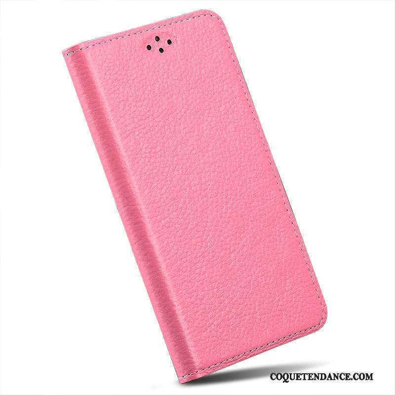 Sony Xperia Z5 Compact Coque Housse Protection De Téléphone Étui En Cuir Rose