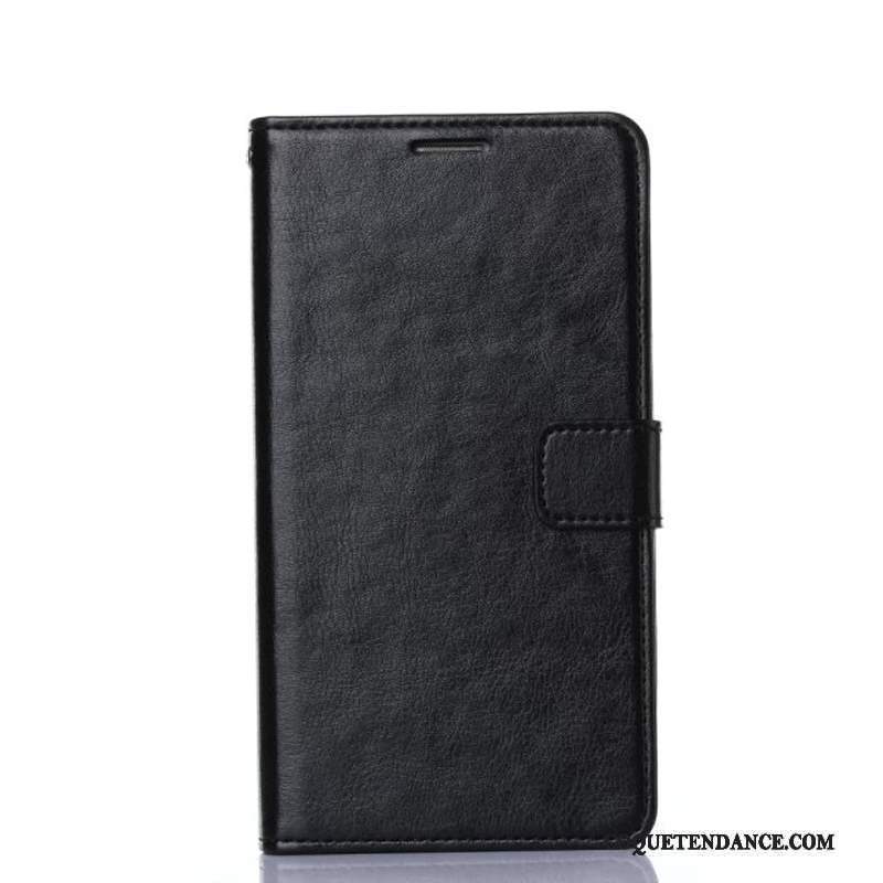 Sony Xperia Z5 Compact Coque Portefeuille Noir Étui De Téléphone Protection