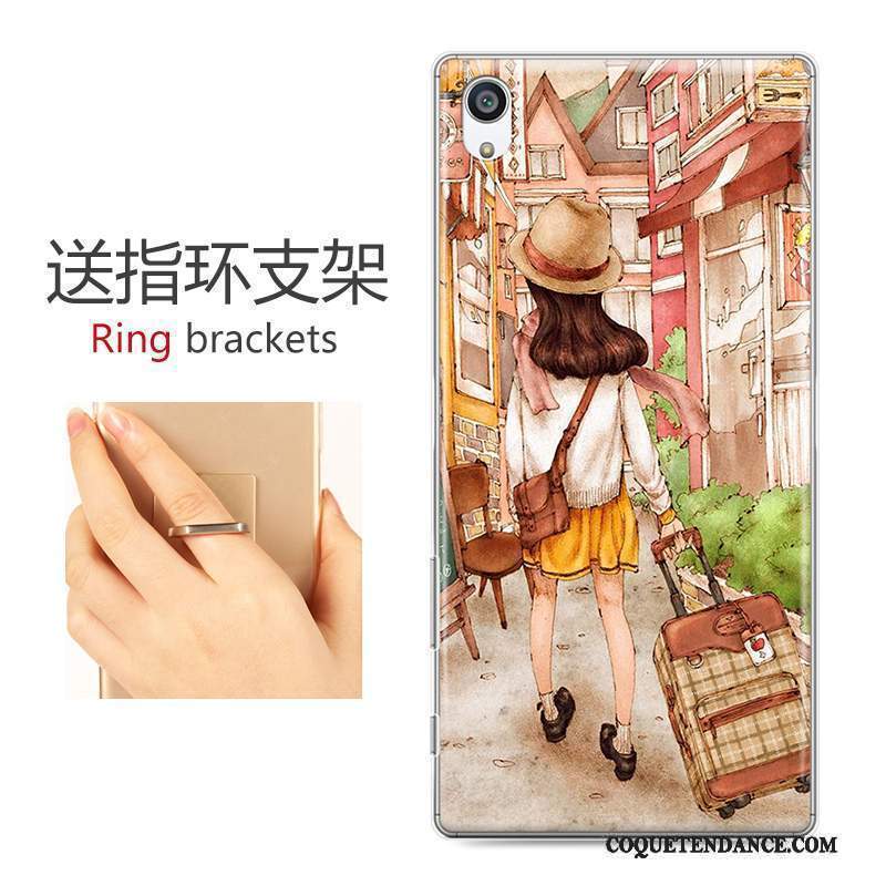 Sony Xperia Z5 Coque Peinture Protection Difficile Gaufrage