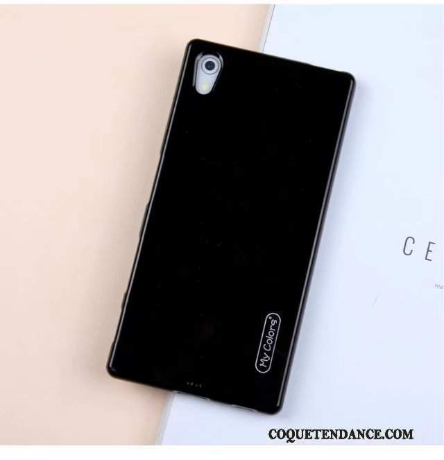 Sony Xperia Z5 Coque Silicone Délavé En Daim Fluide Doux De Téléphone Rose