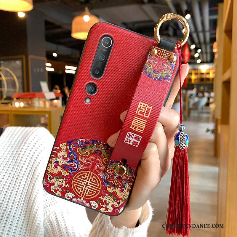 Xiaomi Mi 10 Coque Petit Personnalité Rouge Vent