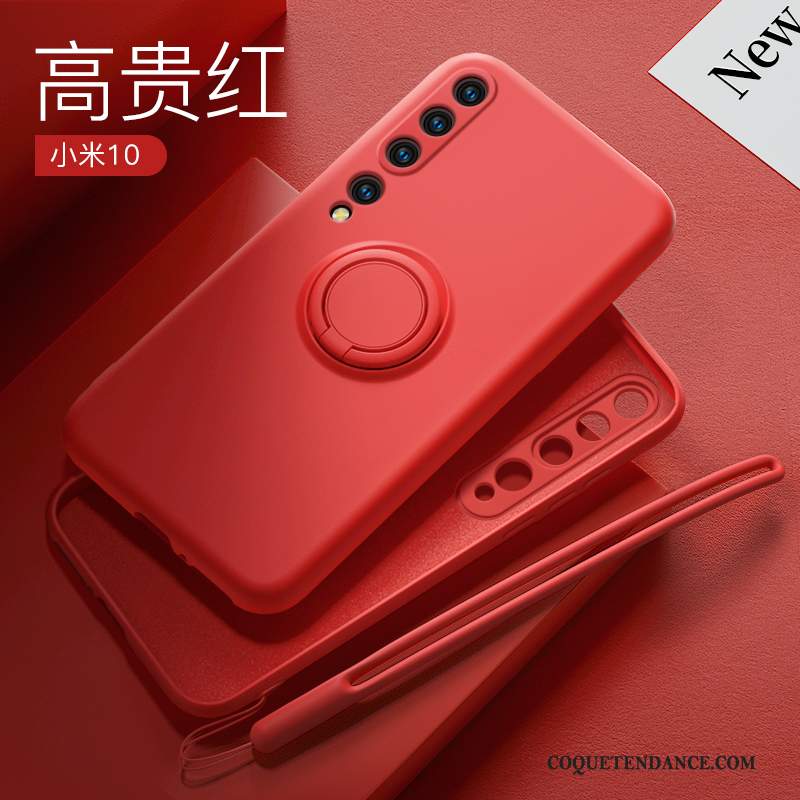 Xiaomi Mi 10 Coque Support Très Mince Silicone Petit Tempérer
