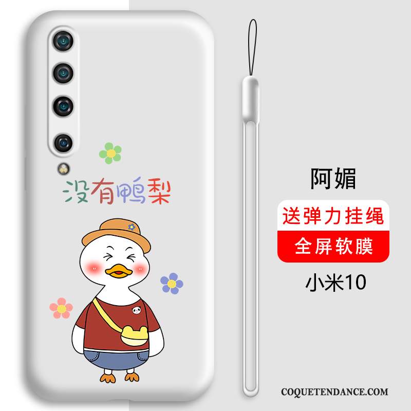 Xiaomi Mi 10 Coque Tout Compris Dessin Animé Net Rouge Étui Protection