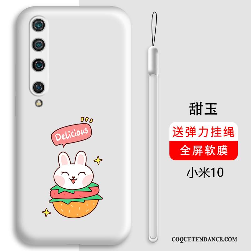 Xiaomi Mi 10 Coque Tout Compris Dessin Animé Net Rouge Étui Protection