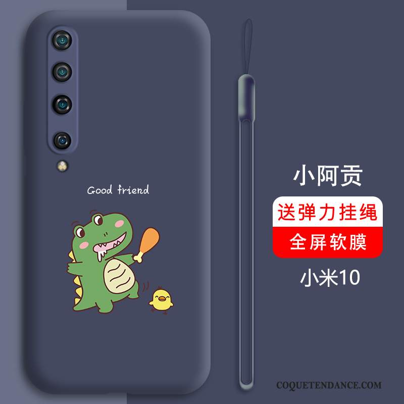 Xiaomi Mi 10 Coque Tout Compris Dessin Animé Net Rouge Étui Protection