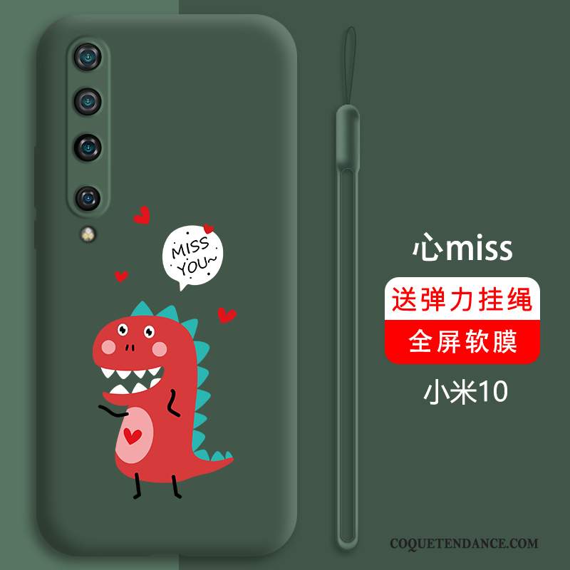 Xiaomi Mi 10 Coque Tout Compris Dessin Animé Net Rouge Étui Protection