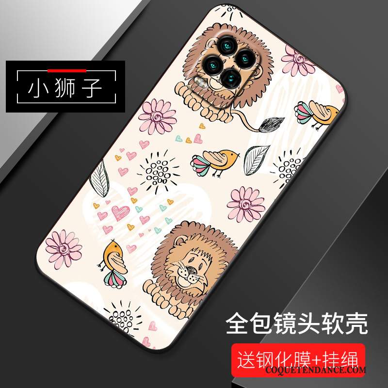 Xiaomi Mi 10 Lite Coque Incassable Protection Créatif Jeunesse Modèle Fleurie