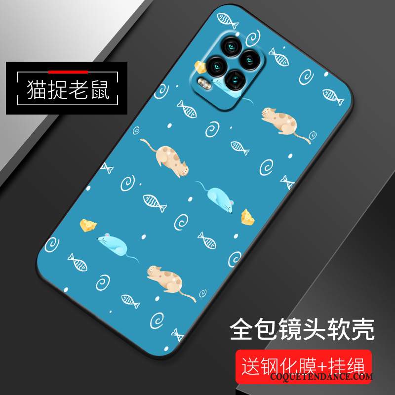 Xiaomi Mi 10 Lite Coque Incassable Protection Créatif Jeunesse Modèle Fleurie