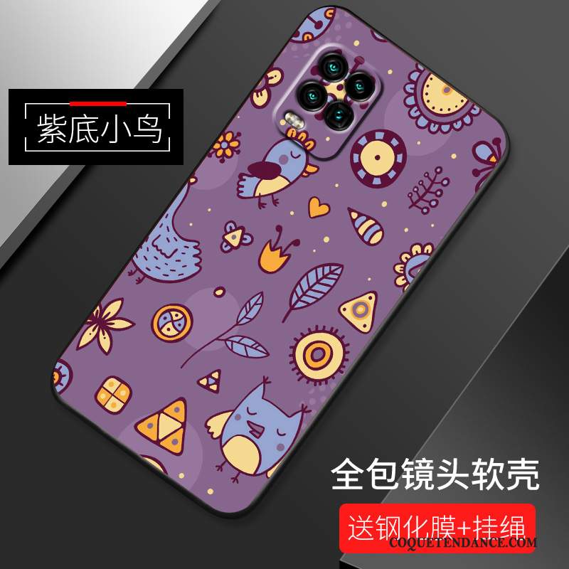 Xiaomi Mi 10 Lite Coque Incassable Protection Créatif Jeunesse Modèle Fleurie