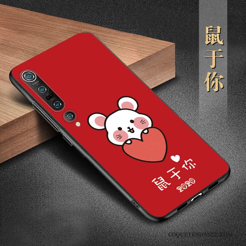 Xiaomi Mi 10 Pro Coque Délavé En Daim Incassable Protection Tendance