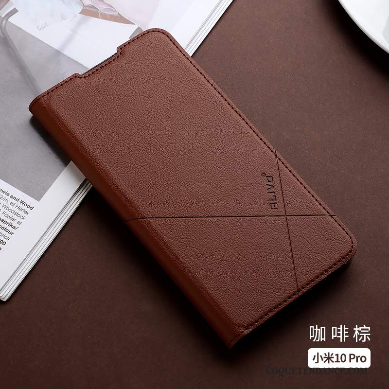 Xiaomi Mi 10 Pro Coque Très Mince Tout Compris Clamshell Petit Incassable
