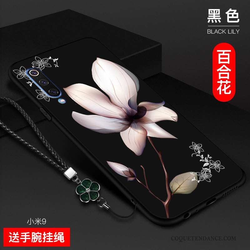 Xiaomi Mi 9 Coque De Téléphone Tout Compris Personnalité Noir Incassable