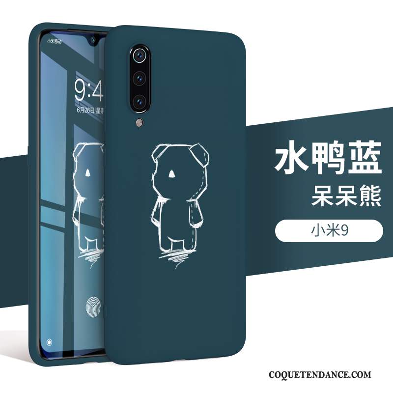 Xiaomi Mi 9 Coque Silicone De Téléphone Petit Bleu Personnalité