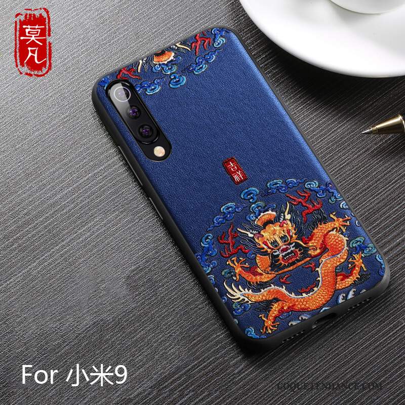 Xiaomi Mi 9 Coque Style Chinois Petit Tendance Fluide Doux