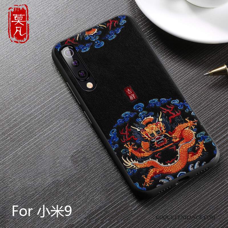 Xiaomi Mi 9 Coque Style Chinois Petit Tendance Fluide Doux