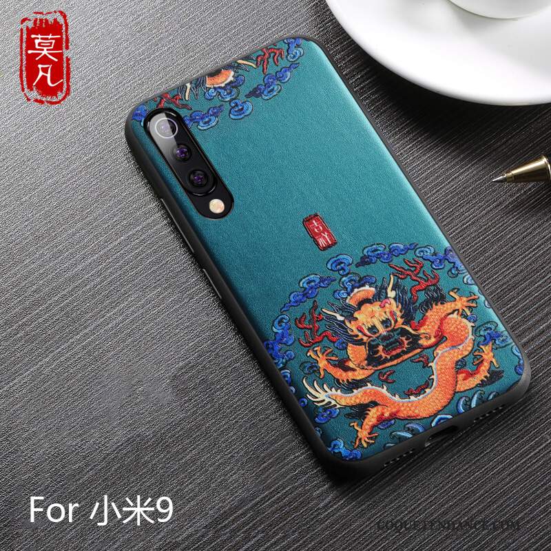 Xiaomi Mi 9 Coque Style Chinois Petit Tendance Fluide Doux