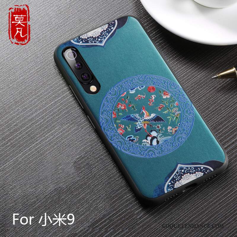 Xiaomi Mi 9 Coque Style Chinois Petit Tendance Fluide Doux