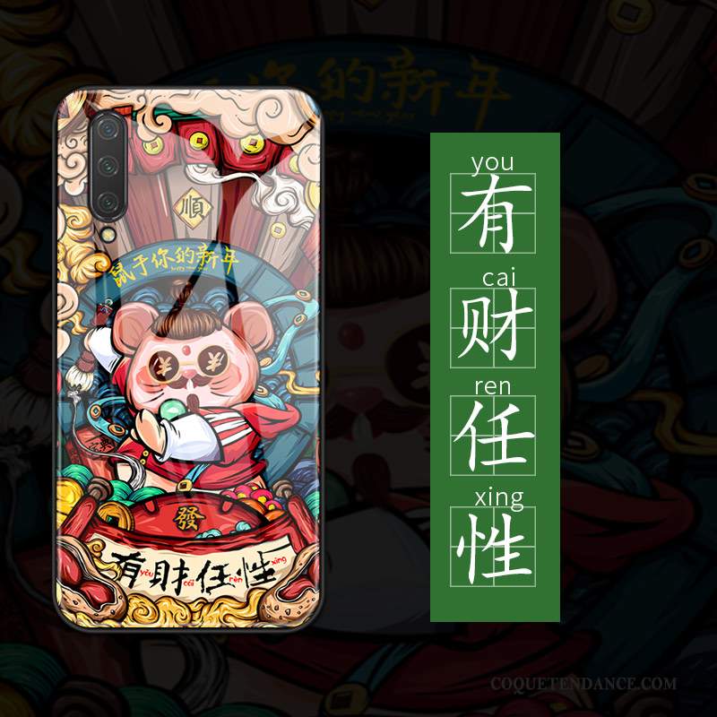 Xiaomi Mi 9 Lite Coque Créatif Net Rouge Charmant Rat Très Mince