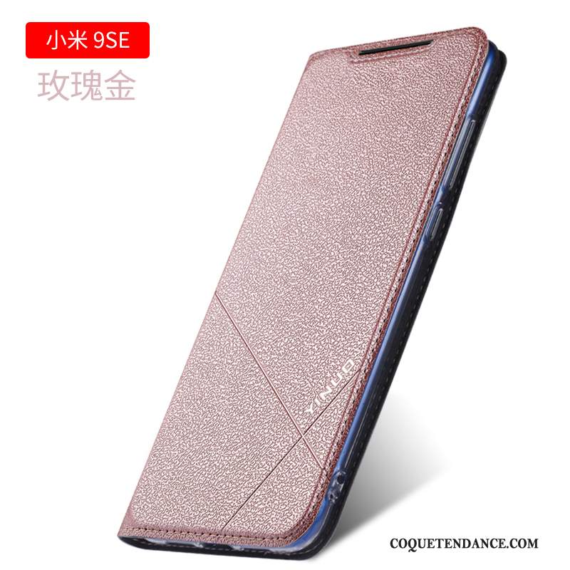 Xiaomi Mi 9 Se Coque Étui En Cuir Tout Compris Rouge De Téléphone