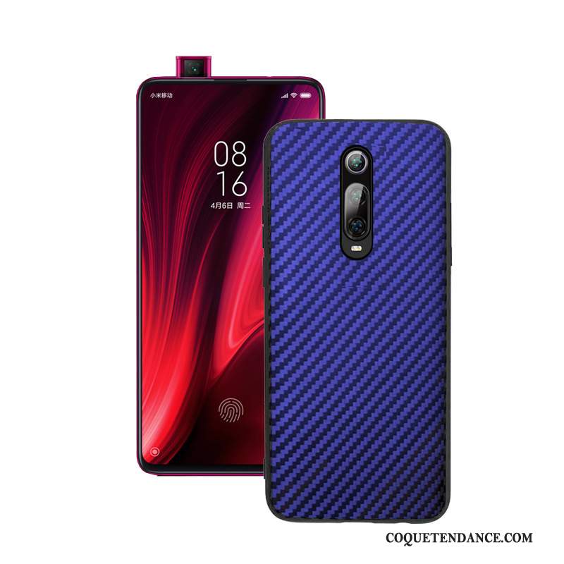 Xiaomi Mi 9t Coque Bleu Petit Étui Protection