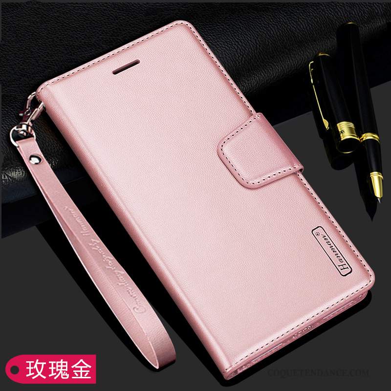 Xiaomi Mi 9t Pro Coque Boucle Petit Étui En Cuir Protection Or Rose