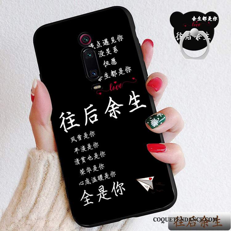 Xiaomi Mi 9t Pro Coque Cœur Délavé En Daim Petit De Téléphone Silicone