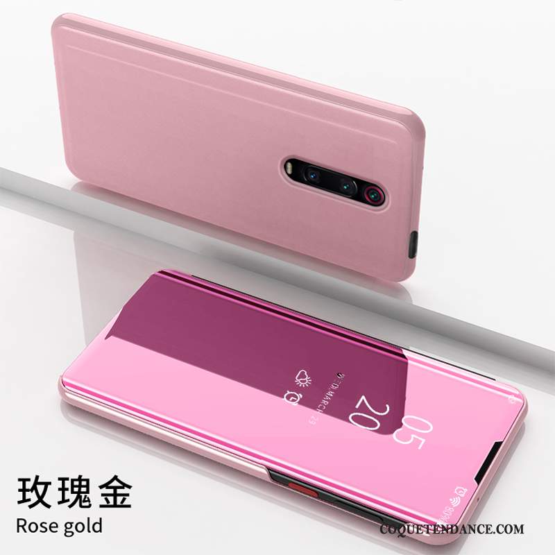 Xiaomi Mi 9t Pro Coque Petit Protection Miroir Étui En Cuir Cool