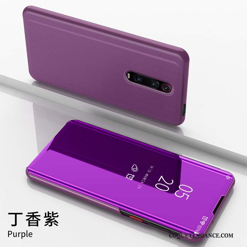 Xiaomi Mi 9t Pro Coque Petit Protection Miroir Étui En Cuir Cool