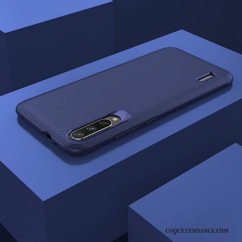 Xiaomi Mi A3 Coque Couleur Unie Membrane Silicone Simple Tempérer