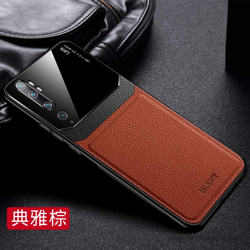 Xiaomi Mi Note 10 Coque Cuir Étui Tout Compris Modèle De Téléphone