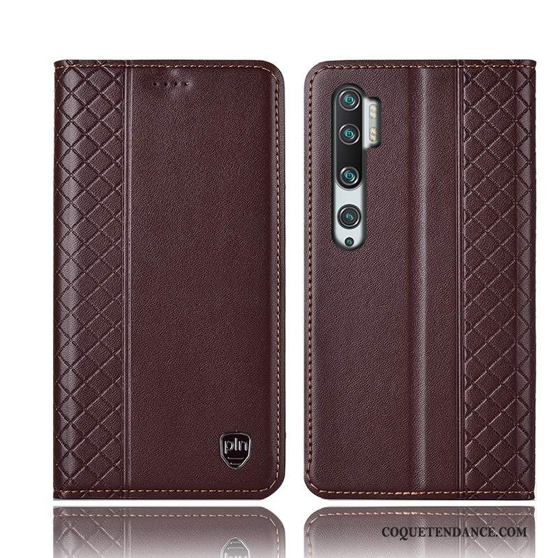 Xiaomi Mi Note 10 Coque Incassable Étui En Cuir De Téléphone Housse Protection