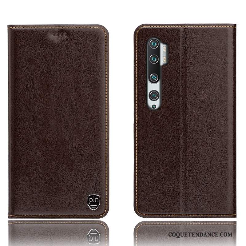 Xiaomi Mi Note 10 Coque Modèle Fleurie Étui Tout Compris Incassable Étui En Cuir