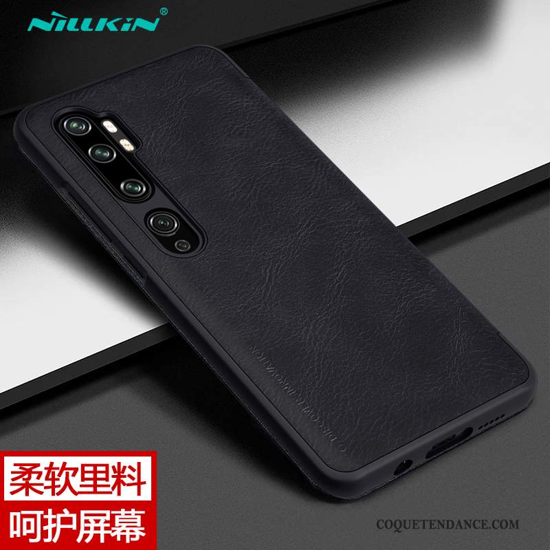 Xiaomi Mi Note 10 Coque Étui Protection Étui En Cuir De Téléphone Business