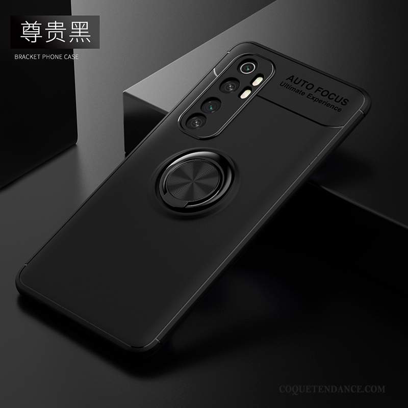 Xiaomi Mi Note 10 Lite Coque Incassable Petit Support Anneau Magnétisme