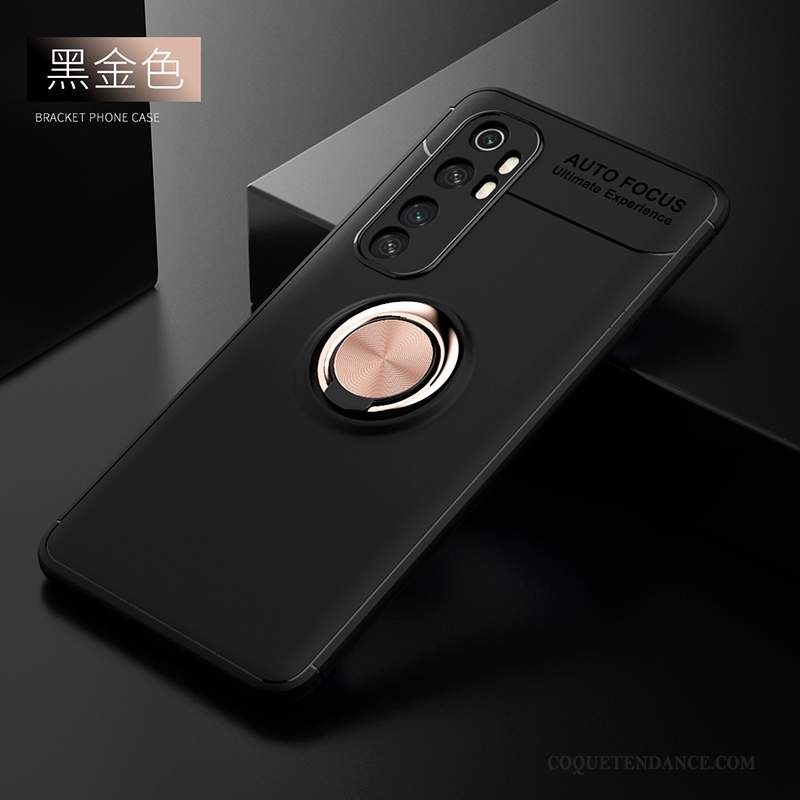 Xiaomi Mi Note 10 Lite Coque Incassable Petit Support Anneau Magnétisme