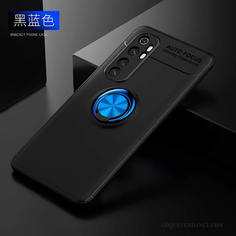 Xiaomi Mi Note 10 Lite Coque Incassable Petit Support Anneau Magnétisme