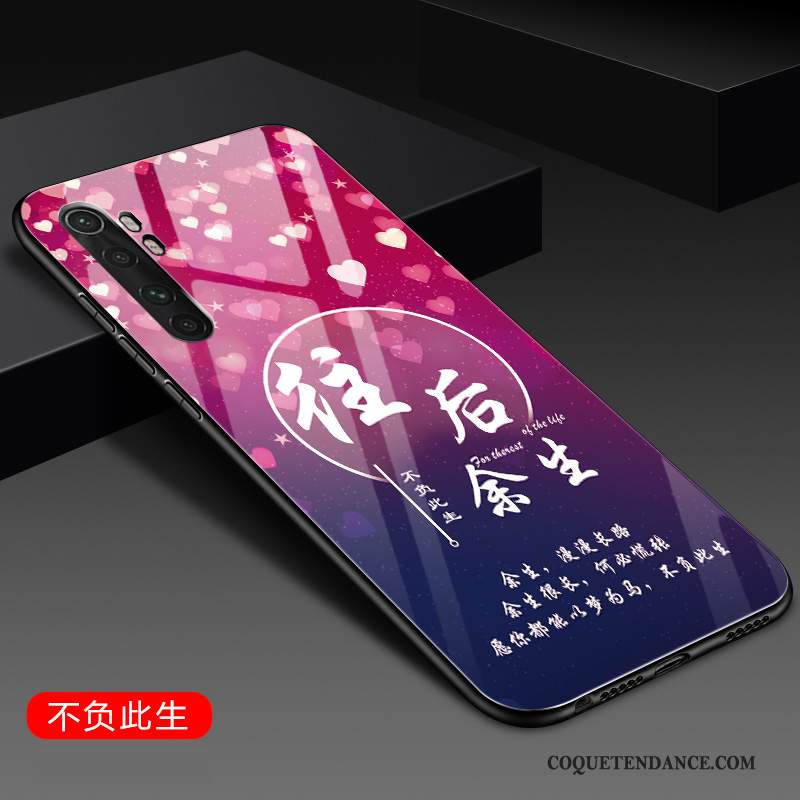 Xiaomi Mi Note 10 Lite Coque Petit Bleu Difficile Silicone Amoureux