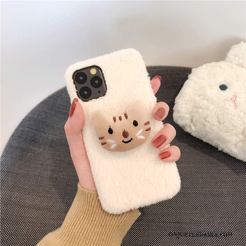 iPhone 11 Pro Coque Bleu Petit Charmant Incassable Chat