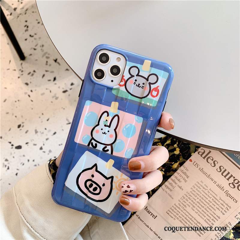 iPhone 11 Pro Coque De Téléphone Silicone Dessin Animé Nouveau Personnalité