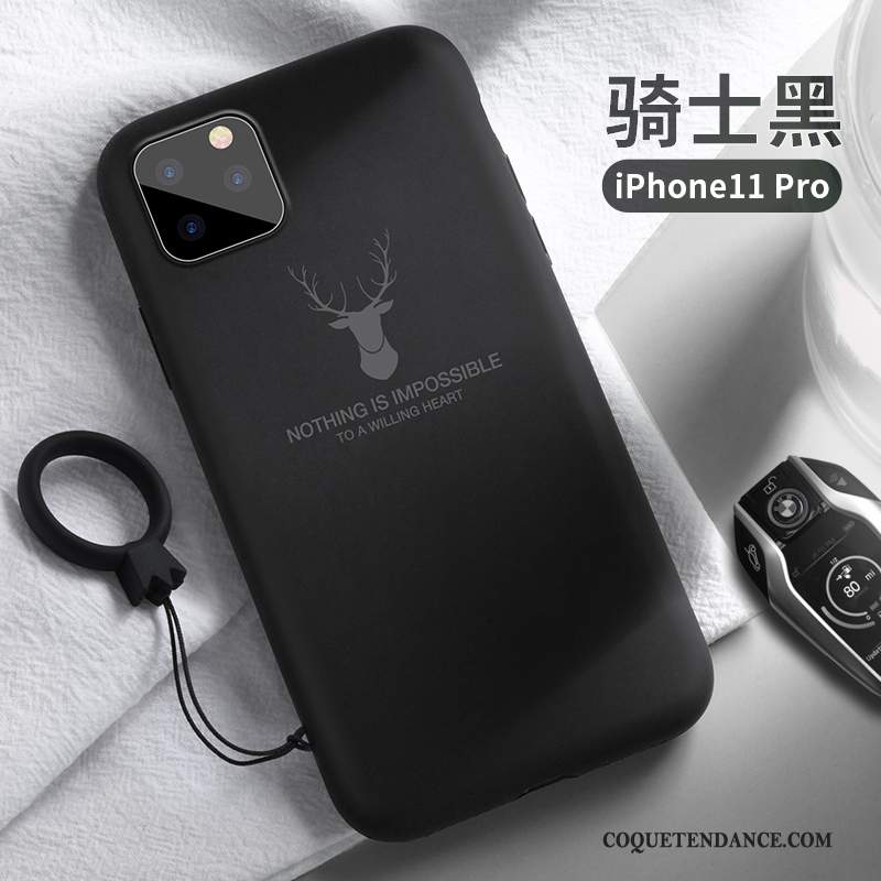 iPhone 11 Pro Coque Incassable Protection Marque De Tendance Étui Fluide Doux