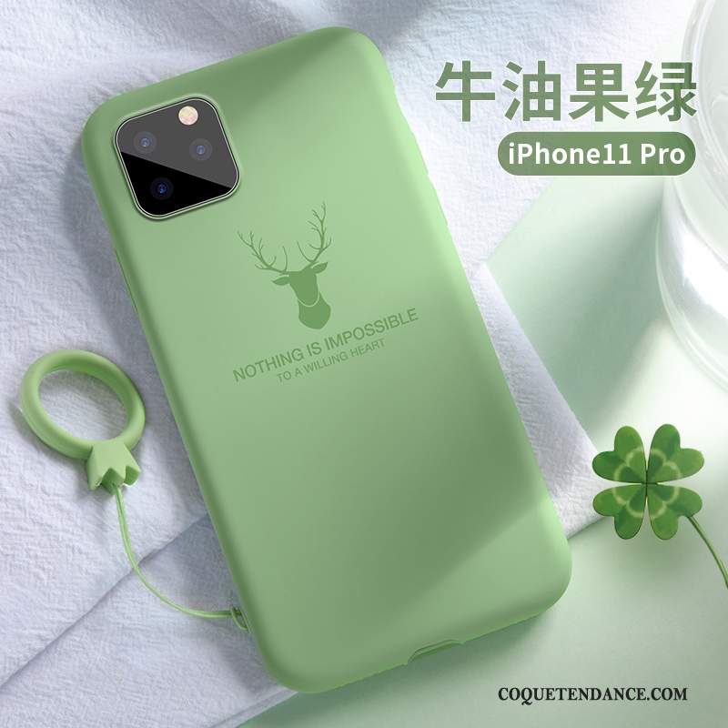 iPhone 11 Pro Coque Incassable Protection Marque De Tendance Étui Fluide Doux