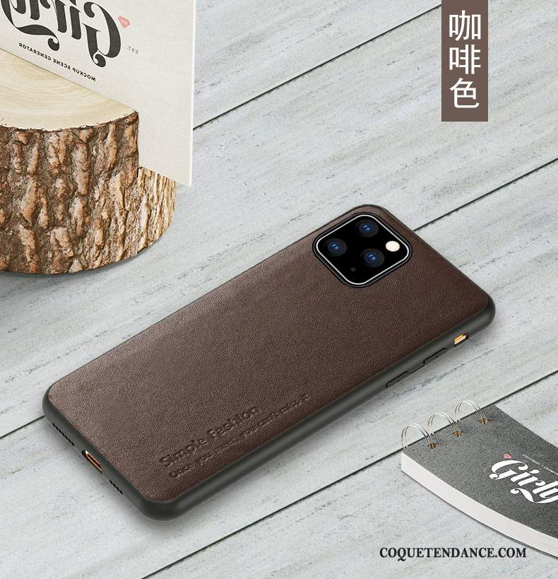 iPhone 11 Pro Coque Modèle Fleurie Tendance Cuir Nouveau Étui En Cuir