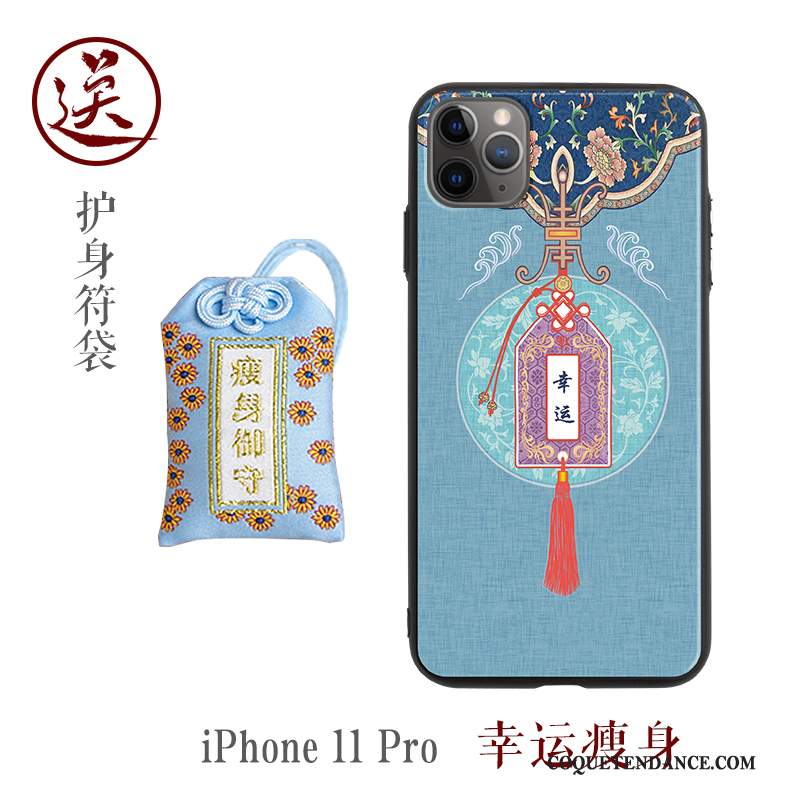 iPhone 11 Pro Coque Nouveau Style Chinois Tout Compris Personnalité Étui