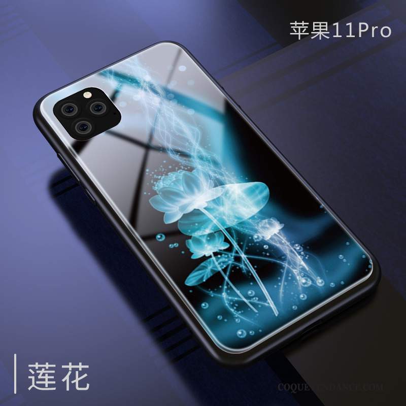 iPhone 11 Pro Coque Étui Miroir Bleu Protection Nouveau