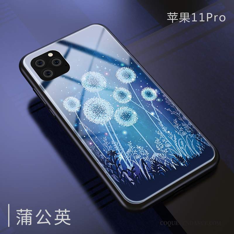 iPhone 11 Pro Coque Étui Miroir Bleu Protection Nouveau
