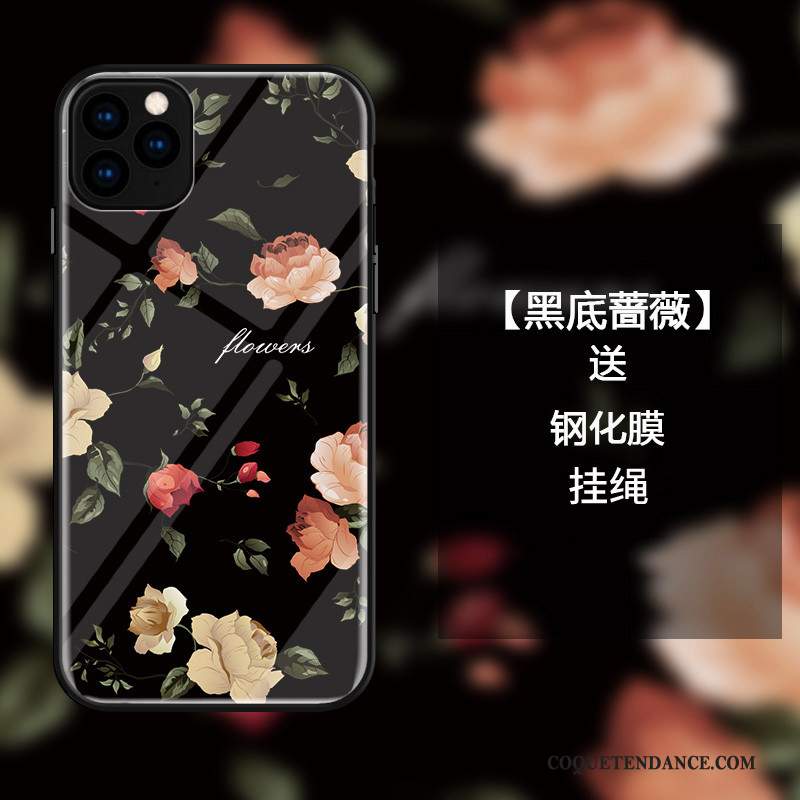 iPhone 11 Pro Coque Étui Rose Protection De Téléphone Noir