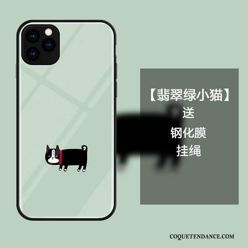 iPhone 11 Pro Max Coque Animal Étui Amoureux Frais Net Rouge